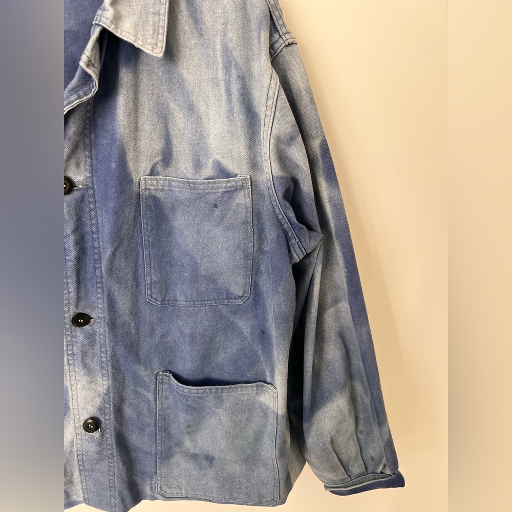 Vintage Blue French Chore Jacket - Picture 2 of 10